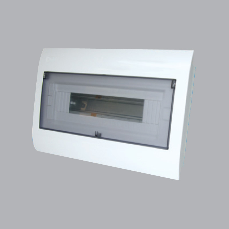 Wall-mounted electrical cabinet contains MCB T20