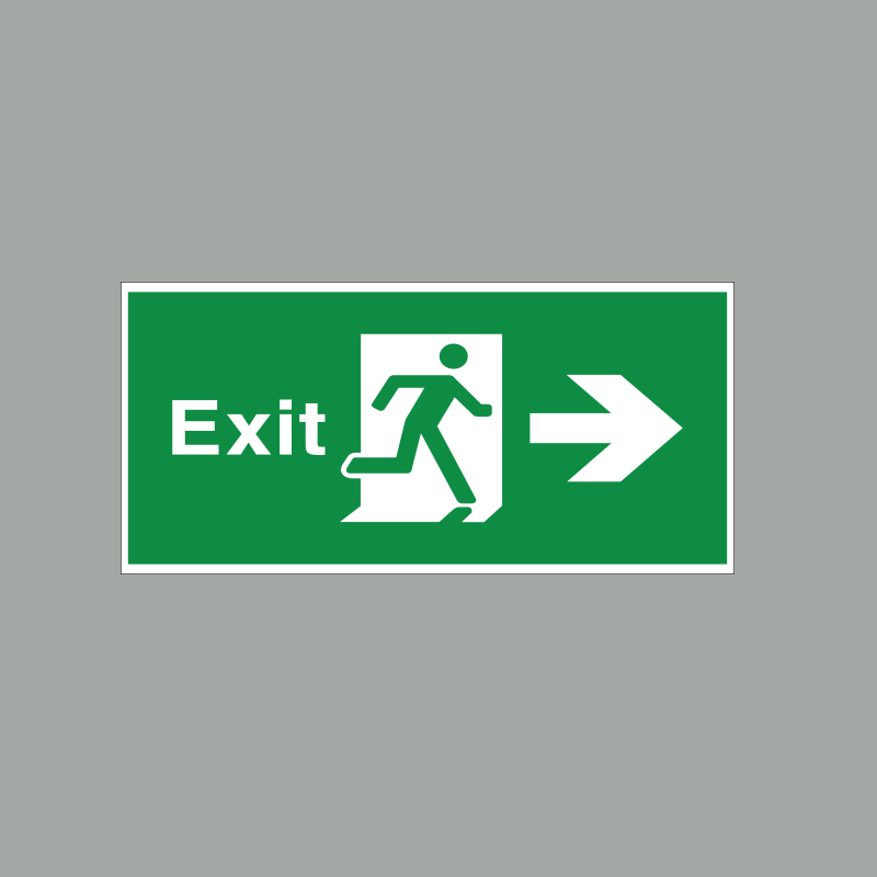 1 Right Side Multi-Purpose Exit Indicator Light