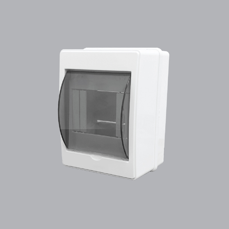 Wall-mounted electrical cabinet contains MCB TN-4
