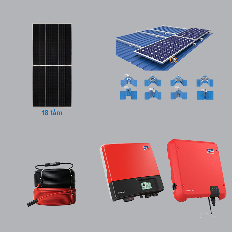 Solar Power System 8.28 kWp 1 Phase