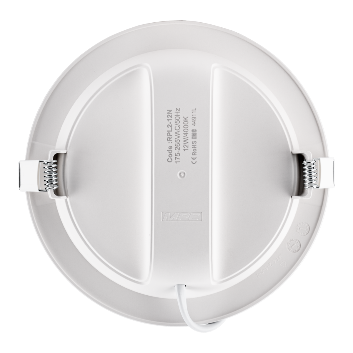 LED Panel âm trần nhựa mặt tròn 12W ánh sáng trung tính RPL2-12N- đèn ...
