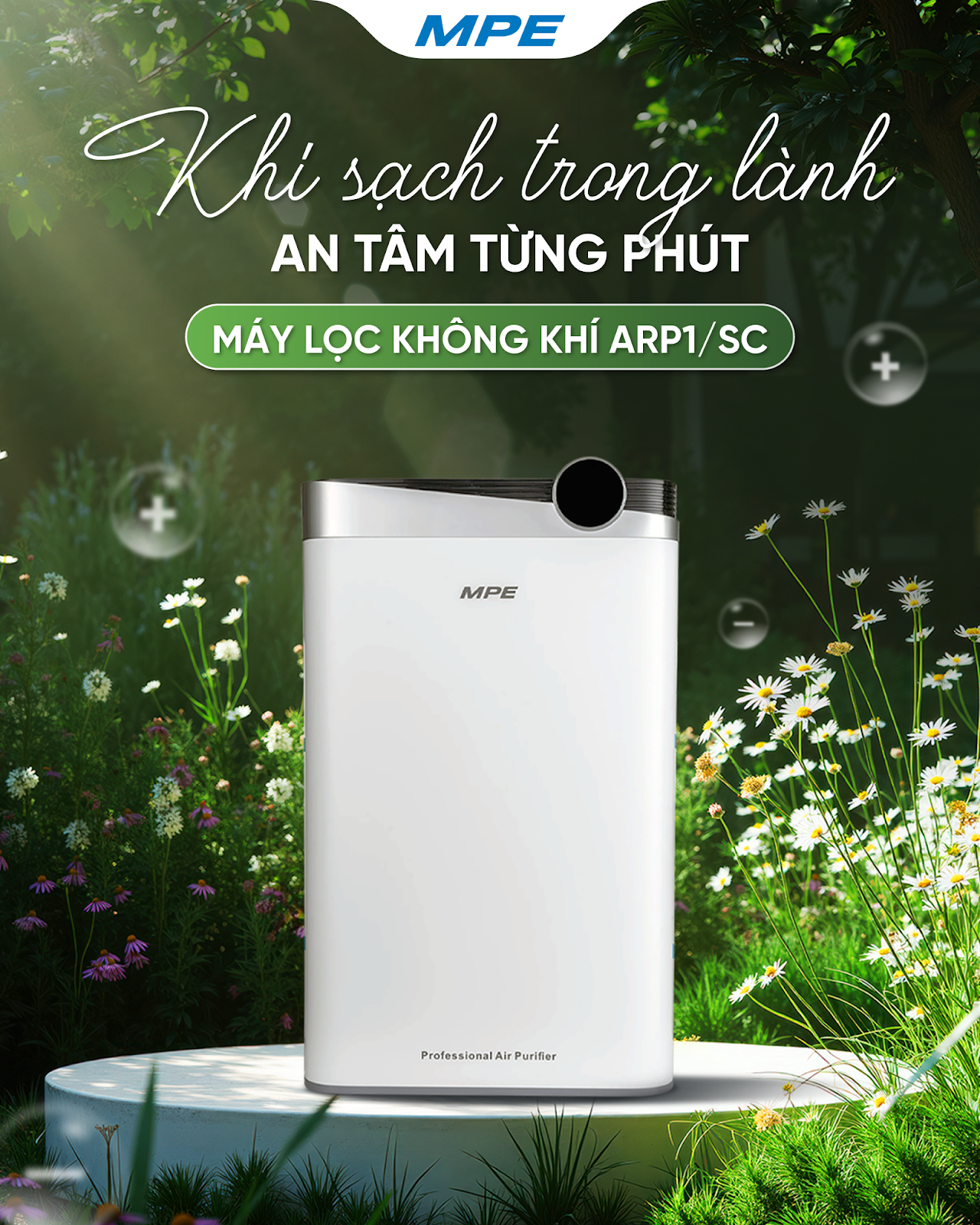 Máy lọc không khí  MPE ARP1/SC – Khí sạch trong lành, an tâm từng phút