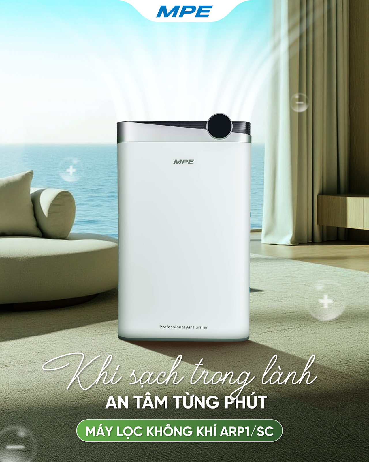 ARP1/SC được trang bị 8 tốc độ quạt