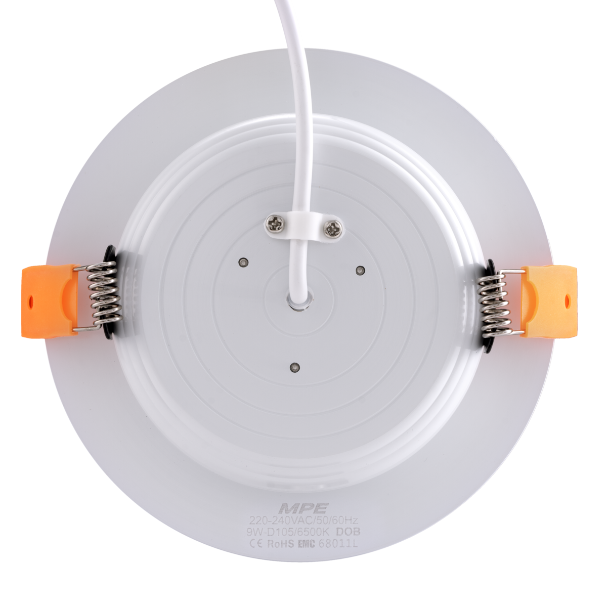 LED Downlight âm trần nhôm, viền vàng 7W ánh sáng vàng DLV-7V - đèn led ...