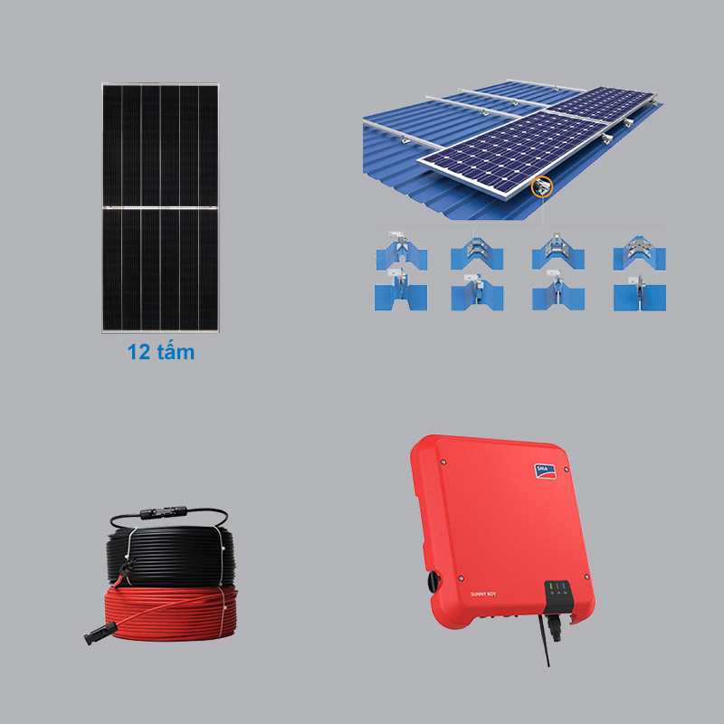 Solar Power System 5.52 kWp 1 Phase