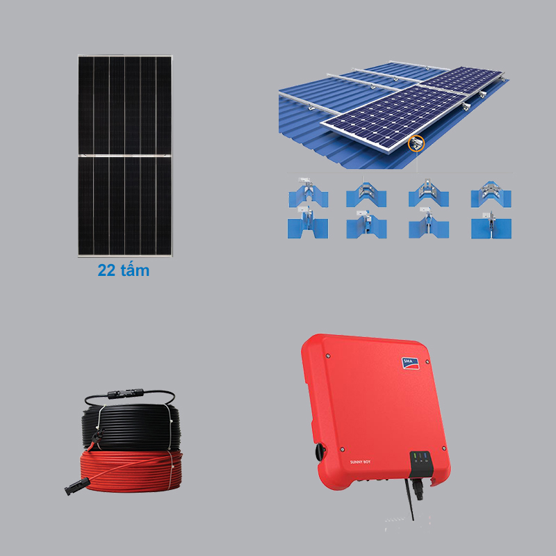 Solar Power System 10.12 kWp 1 Phase